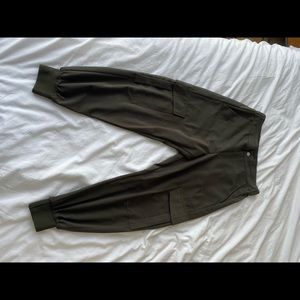Zara army green jogger cargo pants